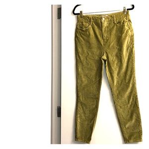 Free People High-Waist Velvet Pants